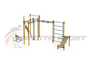 Купить Спортивный комплекс для инвалидов-колясочников WRK-D17_76mm в Нижнем Тагиле 