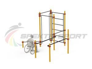 Купить Спортивный комплекс для инвалидов-колясочников WRK-D18_76mm в Нижнем Тагиле 