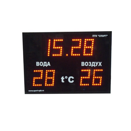 Купить Часы-термометр СТ1.13-2t для бассейна в Нижнем Тагиле 