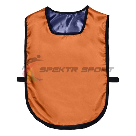 Купить Манишка футбольная двусторонняя универсальная Spektr Sport оранжево-синяя в Нижнем Тагиле 